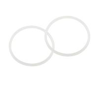 sourcing map 16oz or 20oz Replacement Rubber Lid Seals, 2 Pcs 2.4" Diameter O Shaped Resealable Lid Gaskets for Stainless Steel Insulated Tumbler Mugs Cups Vacuum, White