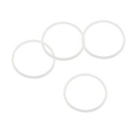 sourcing map 16oz or 20oz Replacement Rubber Lid Seals, 4 Pcs 2.4" Diameter O Shaped Resealable Lid Gaskets for Stainless Steel Insulated Tumbler Mugs Cups Vacuum, White