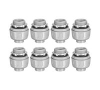 sourcing map 16pcs 1" NPT Liquid Tight Connector PVC Electrical Conduit Fittings Flexible 180 Degree for Tube