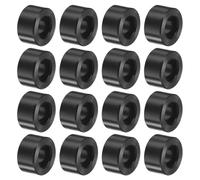 sourcing map 16Pcs Aluminum Spacers, 5mm ID x 9mm OD x 5mm Length Screw Standoff Bushing Plain Finish Unthreaded Metal Round Spacer, Unthreaded Standoff Bushing for M5 Screw Bolts