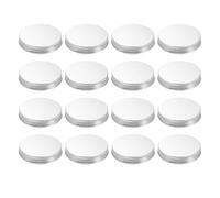 sourcing map 16pcs Canning Lids 68mm Replacement Mason Jar Lids Aluminum Airtight Covers Leak-proof Reusable Covers for Home Office