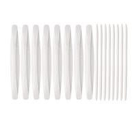 sourcing map 16pcs Car Bumper Guard Strip Anti-Collision Anti-Scratch Bumper Protector Trim Universal Front and Rear Bumper Corner Guard for Cars SUV Pickup Truck, White