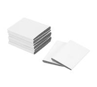 sourcing map 16Pcs Door Corner Seals, Self-Adhesive Door Frame Seal Weather Stripping Draft Stopper for Weather Protection Isolation of Noise (2" x 1.7", White)