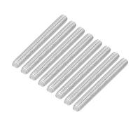 sourcing map 16Pcs Fully Threaded Rod, M4 x 35mm 304 Stainless Steel Right Hand Thread Bar Studs M4-0.7 Thread Pitch for Furniture Machinery Assembly