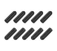 sourcing map 16Pcs Heat Shrink End Cap 10mm ID x 35mm L 2:1 Ratio Heat Shrink Tubing Caps Lined Sealed Waterproof Adhesive for Electrical Wire Cable, Black