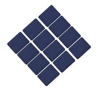 sourcing map 16Pcs Iron on Patches Fabric Repair Patches Iron-On Mending Fabric Navy Blue 4.9"x3.7" for Clothes Repair, Pants, Bags Hole Repairing and Decoration