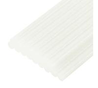sourcing map 16pcs Mini Hot Glue Gun Sticks 7mm x 100mm Small Glue Sticks for Glue Gun, Glitter White