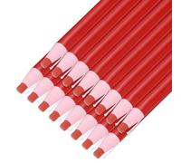 sourcing map 16PCS Peel-Off Grease Pencils, Color China Markers for Glass Metal Plastic Paper, Non-Sharpening Wax Pencils for Coloring Drawing Marking, Red
