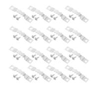 sourcing map 16Pcs Picture Hangers, Double-Eerration Frame Back Hanging Fasteners with Screws, Metal Photo Frame Hooks Fixing Hardware for Hanging Paintings Picture Photos Frame, Silver