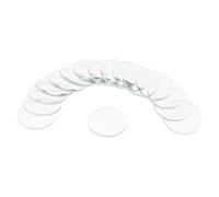 sourcing map 16pcs Watch Crystal Glass Lens, 25mm Single Dome Round Glasses Watch Face Crystals Len Replacement Parts for Watchmaker Repair, Clear