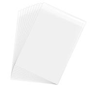 sourcing map 17.3"x 11.8" Acid-Free Picture Sleeve, 50 Pack Crystal Clear Photo Sleeves Storage Bags Transparent Sealing Bag for 7"x 11" Art Prints, Pictures, Photos, Frame Mats Mattes