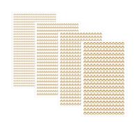 sourcing map 1792 Pcs Self Adhesive Face Gems, 3/4/5/6mm Rhinestone Stickers Stick on Jewel for Face Eye Body Nails Makeup DIY Crafts Gems, Orange