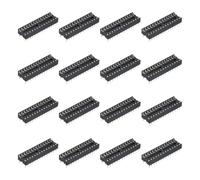 sourcing map 17Pcs DIP IC Chip Socket Adapter 7.62mm Row Pitch 28 Pin IC Assortment Kit 2.54mm/0.1" Pitch for Breadboard Project, PCB Board Design
