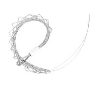 sourcing map 18-25mm OD Cable Pulling Socks Grip 0.7m Wrap-Type Side Pull Wire Mesh Puller Socks Grip Galvanized Steel Wire Pulling Tools