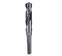 sourcing map 18.3mm (23/32") Drill Bit 1/2" Reduced Shank 3-Flat 4241 High Speed Steel Nitriding Black 118° for Soft Materials Wood Plastic Iron Copper Aluminum