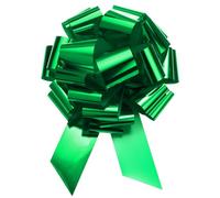 sourcing map 18"/45cm Car Extra Giant Large Pull Bow Christmas Metallic Gift Wrapping Bows Ribbon for Wedding Car Baskets Presents Big Gift Bow, Dark Green