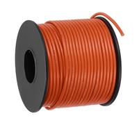 sourcing map 18 AWG Flexible Silicone Wire 30.5m/100ft, 18 Gauge Tinned Copper Electrical Stranded Wire 200 Celsius/392 Fahrenheit High Temperature Hookup Spool for DIY Model Wiring, Orange