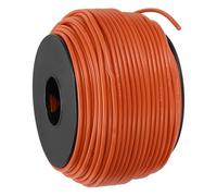 sourcing map 18 AWG Flexible Silicone Wire 61m/200ft, 18 Gauge Tinned Copper Electrical Stranded Wire 200 Celsius/392 Fahrenheit High Temperature Hookup Spool for DIY Model Wiring, Orange