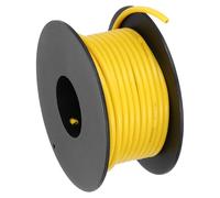 sourcing map 18 AWG Flexible Silicone Wire 9m/30ft, 18 Gauge Tinned Copper Electrical Stranded Wire 200 Celsius/392 Fahrenheit High Temperature Hookup Spool for DIY Model Wiring, Yellow