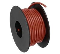 sourcing map 18 AWG Flexible Silicone Wire 9m/30ft, 18 Gauge Tinned Copper Electrical Stranded Wire 200 Celsius/392 Fahrenheit High Temperature Hookup Spool for DIY Model Wiring, Brown