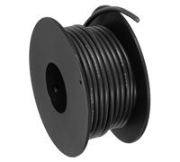 sourcing map 18 AWG Flexible Silicone Wire 9m/30ft, 18 Gauge Tinned Copper Electrical Stranded Wire 200 Celsius/392 Fahrenheit High Temperature Hookup Spool for DIY Model Wiring, Black