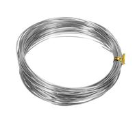 sourcing map 18 Gauge 1.0mm Stainless Steel Wire 10m/33 ft Soft Craft Sculpting wire Tarnish Resistant Jewelry Cable for Jewelry Making Beading DIY Crafts Supplies, Silver