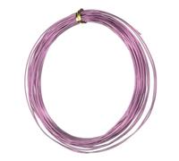 sourcing map 18 Gauge 1mm Aluminum Armature Wire, 32.8ft(10m) Bendable Metal Wire Beading String Cord for DIY Jewelry Crafts Wreath Making Sculpting Floral Bonsai Trees, Pink