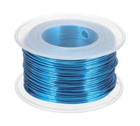 sourcing map 18 Gauge / 1mm Anodized Aluminum Wire for Jewelry Craft Making, 102 Feet Bendable Flexible Wire for DIY Home Decor Gardening Sculpture, Blue
