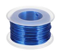 sourcing map 18 Gauge / 1mm Anodized Aluminum Wire for Jewelry Craft Making, 102 Feet Bendable Flexible Wire for DIY Home Decor Gardening Sculpture, Dark Blue