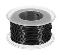 sourcing map 18 Gauge / 1mm Anodized Aluminum Wire for Jewelry Craft Making, 102 Feet Bendable Flexible Wire for DIY Home Decor Gardening Sculpture, Black