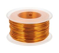 sourcing map 18 Gauge / 1mm Anodized Aluminum Wire for Jewelry Craft Making, 102 Feet Bendable Flexible Wire for DIY Home Decor Gardening Sculpture, Gold