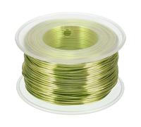 sourcing map 18 Gauge / 1mm Anodized Aluminum Wire for Jewelry Craft Making, 102 Feet Bendable Flexible Wire for DIY Home Decor Gardening Sculpture, Grass Green