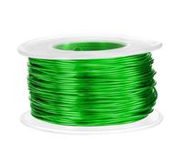 sourcing map 18 Gauge Aluminum Craft Wire 1.0mm 98.5ft Flexible Bendable Anodized Metal Jewelry Sculpting Wire for Jewelry Making Modelling Craft DIY, Green