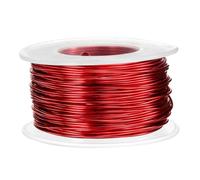 sourcing map 18 Gauge Aluminum Craft Wire 1.0mm 98.5ft Flexible Bendable Anodized Metal Jewelry Sculpting Wire for Jewelry Making Modelling Craft DIY, Red