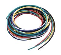 sourcing map 18 Gauge PVC Hookup Wire 1.5m/5ft 18AWG Flexible Electrical Wire UL1007 Tinned Copper Stranded 6 Color, 2mm Dia for Model Aircraft Electric Appliances Internal Connect