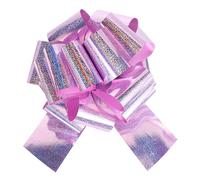 sourcing map 18 Inch Giant Large Pull Bow 1 Pcs Big Glitter Metallic Car Bows Ribbon for Wedding Presents Gift Wrapping Christmas, Rose Gold