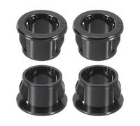 sourcing map 18 Pcs Cable Snap Bushing Grommet, 1/2" Mounting Dia Black Round Nylon Snap in Cable Grommet Protector, Plastic Cable Hole Grommets for Wiring