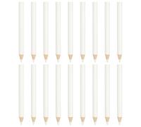 sourcing map 18 Pcs Wooden Colored Pencils, Mini Short Oil Based Colored Pencils for Artists Teachers Coloring Books Painting Sketching Drawing, White