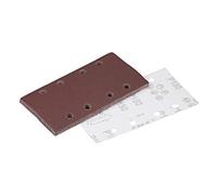sourcing map 180 Grit 1/3 Sanding Sheet Sander Sandpaper Hook and Loop Pads 8 Hole 10pcs