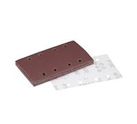 sourcing map 180 Grit 1/3 Sanding Sheet Sander Sandpaper Hook and Loop Pads 8 Hole 15pcs