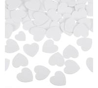 sourcing map 180Pcs Glitter Foam Stickers 1 Inch Self-Adhesive Sparkly Heart-Shape Glitter Stickers for Arts Craft Supplies, DIY and Decor, Silver