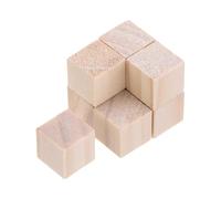sourcing map 180pcs Wood Blocks, 1/2" x1/2" x1/2" Square Unfinished Wood Cube for DIY, Arts Decoration, Crafts Whittling, Hand Carved