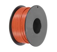 sourcing map 18AWG Stranded PVC Hookup Wire 15m/50ft Orange, Electrical UL1007 Spool Tinned Copper Wire for Internal Connecting, Marine
