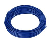 sourcing map 18AWG Stranded PVC Hookup Wire, UL1015 600V 15m/50ft Tinned Copper Electrical Wire Blue 221 F for Internal Connecting