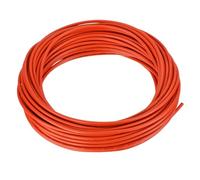 sourcing map 18AWG Stranded PVC Hookup Wire, UL1015 600V 15m/50ft Tinned Copper Electrical Wire Orange 221 F for Internal Connecting