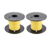 sourcing map 18AWG Wire 18 Gauge Stranded Wire PVC Hookup Wire, UL1007 Tinned Copper Wire 10m/33ft Yellow With Spool for Internal Connecting Wire