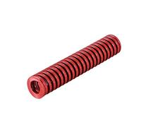 sourcing map 18mm OD 90mm Long Spiral Stamping Middle Load Compression Die Spring Red 1Pcs