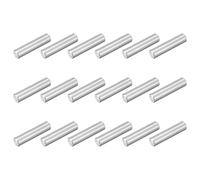sourcing map 18Pcs M5 x 20mm 304 Stainless Steel Metal Dowel Pin, Cylindrical Shelf Support Peg Pin Parallel Pin Fastener for Mechanical Manufacturing, Industry, Furniture Installation, Silver
