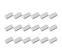 sourcing map 18Pcs M6 x 12mm 304 Stainless Steel Dowel Pin, Cylindrical Shelf Support Peg Pin Parallel Pin Fastener for Mechanical Manufacturing, Industry, Furniture Installation, Silver