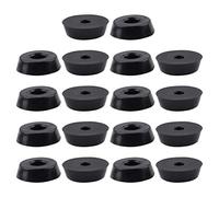 sourcing map 18pcs Rubber Feet Round Bumper Furniture Table Printer Chopping Board Speaker Floor Protector Cabinet Leg Pads, D18x15xH5mm